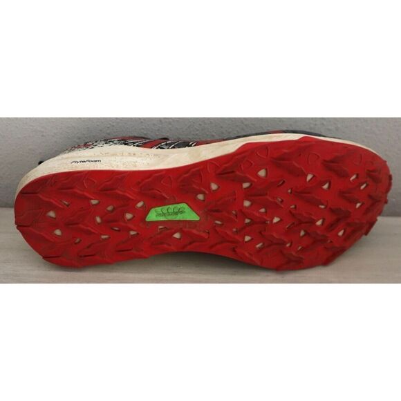 Asics 1011B209-001 Men's Sz 12.5 Black/Electric Red Fuji Lite 2 Running Shoes - Picture 4 of 12